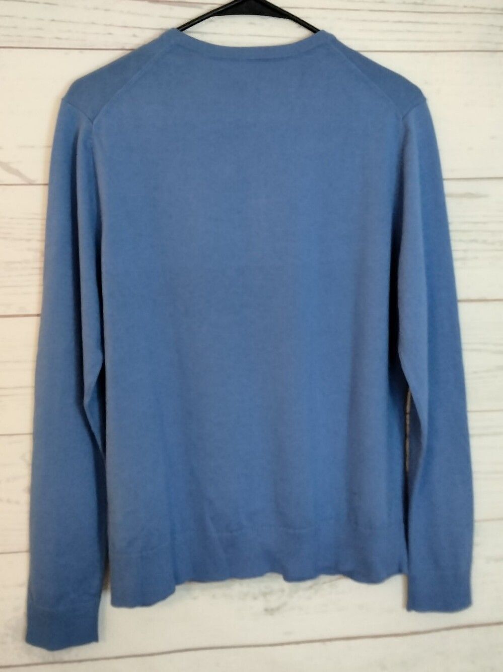 Brooks Brothers Light Blue Crewneck Button Cardigan - Picture 4 of 10